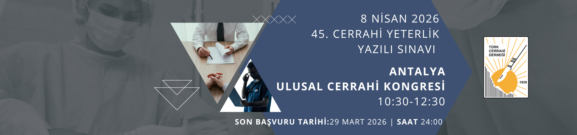 45. Cerrahi Yeterlik Yazılı Sınavı Duyurusu