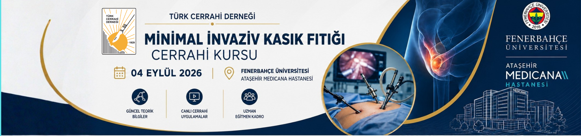 TCD Minimal İnvaziv Kasık Fıtığı Cerrahi Kursu